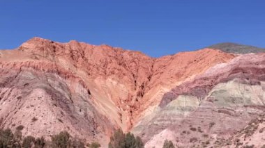 Arjantin, Jujuy, And Dağları, Purmamarca Yedi Renk Tepesi, Cerro Siete Renkleri Quebrada Purmamarca 'da.