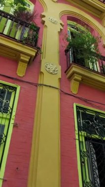 Cuba, colorful streets of Old Havana in historic city center near Paseo El Prado and El Capitolio.