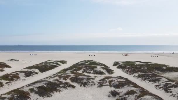 Letecký Pohled Coronado Island Beach San Diego Kalifornie Usa — Stock video
