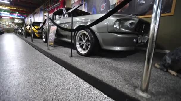 Ford Shelby Gt500 Berühmtes Auto Aus Vorbei Sekunden Film Nahaufnahme — Stockvideo