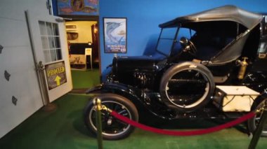 1900 'lerin Vintage Camper' ı. Eski Kamp Arabası, Kapatın.