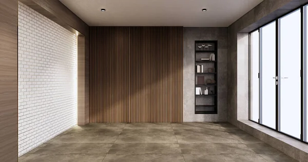 Arquitectura Concepto Interior Sala Vacía Pared Granito Muro Hormigón Fondo —  Fotos de Stock