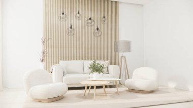 koltuk minimalist tasarım muji tarzı 3D görüntüleme