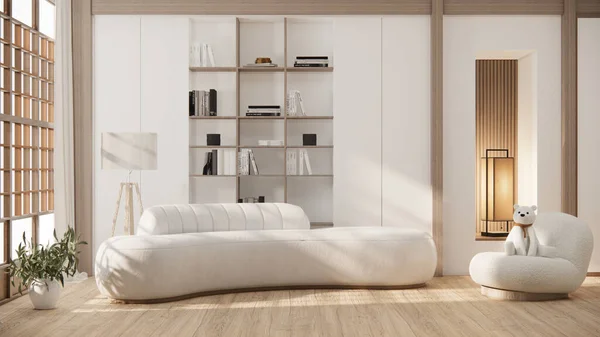 Koltuk Mobilyaları Modern Oda Tasarımları Minimumda — Stok fotoğraf