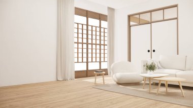 koltuk minimalist tasarım muji tarzı 3D görüntüleme