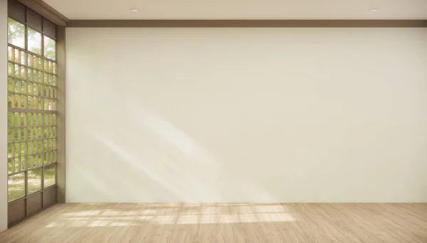 Korridoren Ren Japansk Minimalistisk Rumsinredning Rendering — Stockfoto
