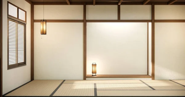 Интерьер Комнаты Nihon Дверной Бумагой Стеной Японском Стиле — стоковое фото