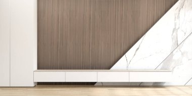 Modern boş oda Japoncası - zen tarzı, minimal tasarımlar.