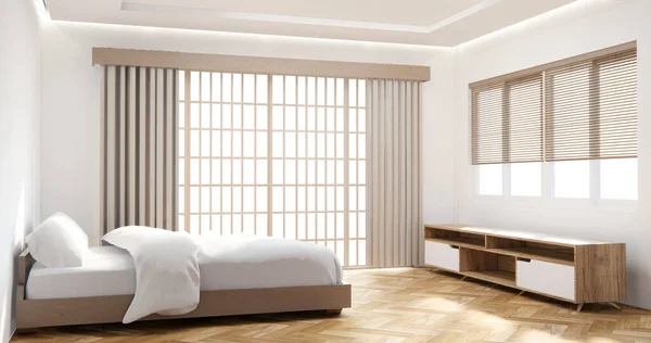 Modern Bedroom Japanese Style — Stock Photo, Image