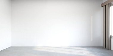 Boş oda Japon minimalist oda..