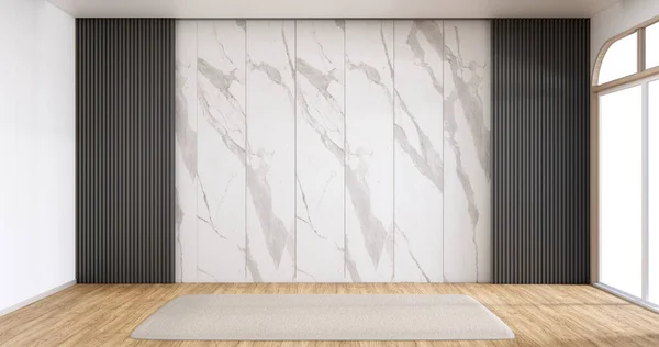 Empty room ,Clean japan minimalist room interior, 3D rendering