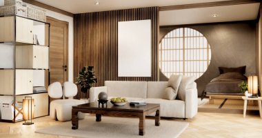 Koltuk mobilyaları ve modern oda iç tasarımı minimal