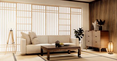 Koltuk mobilyaları ve modern oda iç tasarımı minimal