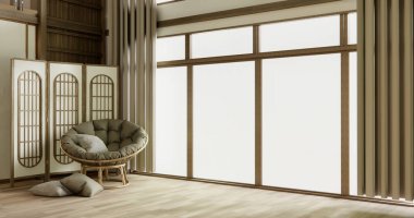 Koltuk mobilyaları ve modern oda iç tasarımı 3D minimal.3D görüntüleme