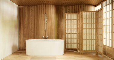 Banyo ve tuvalet Japon tarzı..