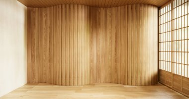 Temizlik iç mekan, boş oda ve tatami paspas odası modern tarz..