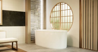 Banyo ve tuvalet Japon tarzı..