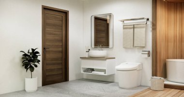 Banyo ve tuvalet Japon tarzı..