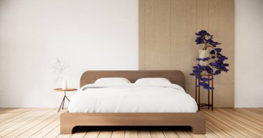 İç döşeme yatak odasındaki dekorasyonla modellenir..