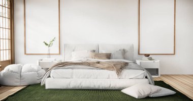 İç döşeme yatak odasındaki dekorasyonla modellenir..