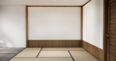 İçi boş duvar arkaplanındaki bitkilerle dolu, 3B görüntüleme