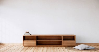 Kabine ahşap tasarımı beyaz oda iç mimarisi modern tarz.