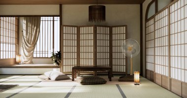 Japon tarzı süslemeli düşük masa çok az..