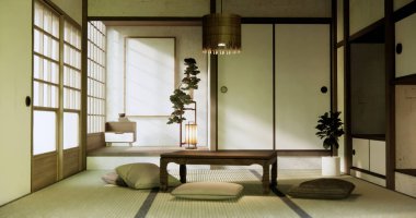 Japon tarzı süslemeli düşük masa çok az..