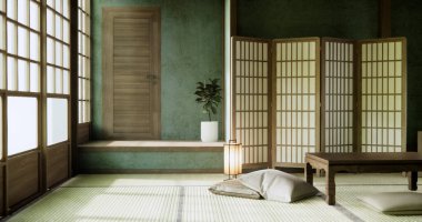 Japon tarzı süslemeli düşük masa çok az..