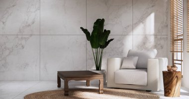 koltuk minimalist tasarım muji tarzı.