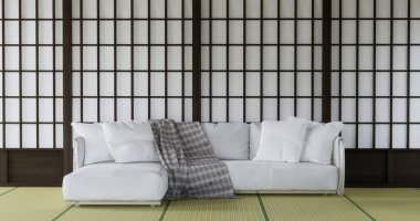 koltuk minimalist tasarım muji tarzı 3D görüntüleme