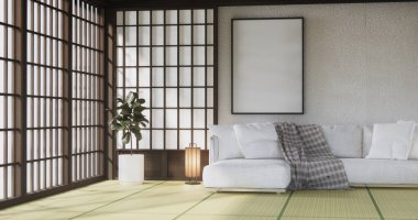 Minimalist kanepe mobilyaları ve modern oda tasarımı 3D minimal.3D