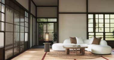 Model yap, Japon boş oda tatami paspası en güzelini tasarlıyor..