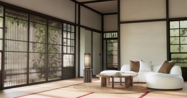 Model yap, Japon boş oda tatami paspası en güzelini tasarlıyor..