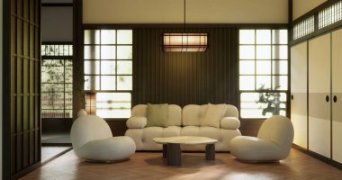 koltuk minimalist tasarım muji tarzı.