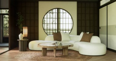 Sahne yaşamı koltuk maketi minimalist tasarım modern muji tarzı..