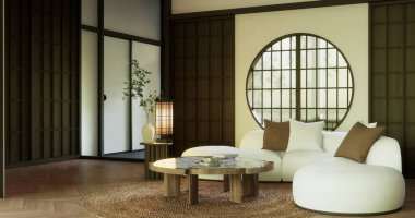 Sahne yaşamı koltuk maketi minimalist tasarım modern muji tarzı..