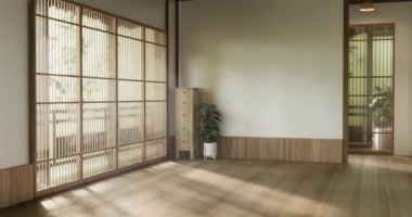 Japon koltuğu minimalist tasarımı muji 3D görüntüleme
