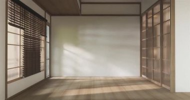 Japon koltuğu minimalist tasarımı muji 3D görüntüleme