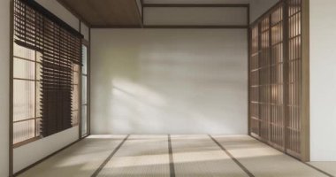 Japon koltuğu minimalist tasarımı muji 3D görüntüleme