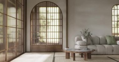 Modern dekorasyonlu modern minimalist oda modelleri modern tarz, boş oda işleri.