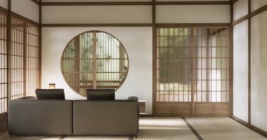 Modern dekorasyonlu modern minimalist oda modelleri modern tarz, boş oda işleri.