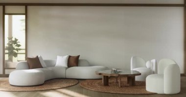 Modern dekorasyonlu modern minimalist oda modelleri modern tarz, boş oda işleri.