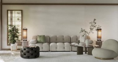 Modern dekorasyonlu modern minimalist oda modelleri modern tarz, boş oda işleri.