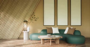 Modern dekorasyonlu modern minimalist oda modelleri modern tarz, boş oda işleri.