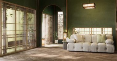 Modern dekorasyonlu modern minimalist oda modelleri modern tarz, boş oda işleri.