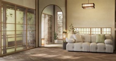 Modern dekorasyonlu modern minimalist oda modelleri modern tarz, boş oda işleri.