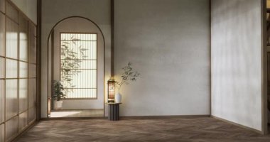 Modern dekorasyonlu modern minimalist oda modelleri modern tarz, boş oda işleri.