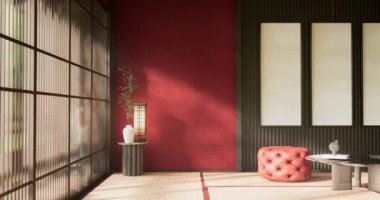 Modern dekorasyonlu modern minimalist oda modelleri modern tarz, boş oda işleri.