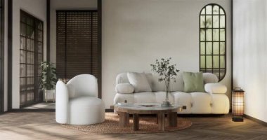 Modern dekorasyonlu modern minimalist oda modelleri modern tarz, boş oda işleri.